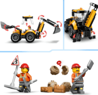 LEGO 60480 City - Sárga Árokásó - Rakodó