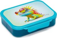 Oxybag Osztott uzsonnás doboz - Kék/Kaméleon mintás