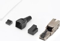 Digitus DN-93636 CAT6a STP RJ45 Derékszögű Csatlakozó - Ezüst