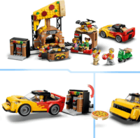 LEGO 60496 City - Pizzéria Kiszállító Járművekkel