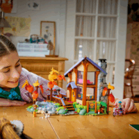 LEGO 42705 Friends - Otthonos Kabin az Őszi Erdőben