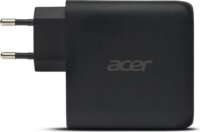 Acer USB-A / 3x USB-C GaN Hálózati Gyorstöltő Adapter 100W + USB-C Kábel 2m - Fekete