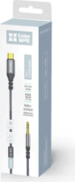 Colorway CW-CBPDJ071-G USB-C apa - Jack 3.5mm apa Audio Adapter Kábel 1.2m - Szürke