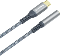 Colorway CW-AD-CJ USB-C apa - Jack 3.5mm anya Átalakító Adapter 0.14m - Szürke