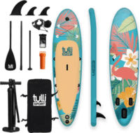 Tulli Sport Tropic SUP felfújható deszka kiegészítőkkel max. 160kg - Kék/ Mintás