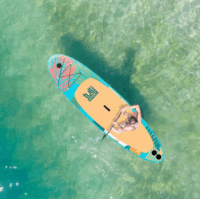 Tulli Sport Tropic SUP felfújható deszka kiegészítőkkel max. 160kg - Kék/ Mintás