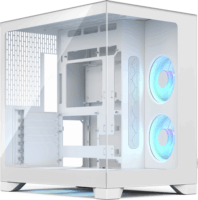 Fractal Design Pop 2 Vision RGB Midi Torony Számítógépház + 4db 120mm ventilátor - Fehér