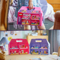 LEGO 42697 Friends - Kreatív Bőröndalakú Babaház