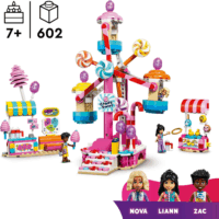 LEGO 42700 Friends - Cukorkával és Muffinnal Díszített Óriáskerék