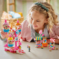 LEGO 42700 Friends - Cukorkával és Muffinnal Díszített Óriáskerék