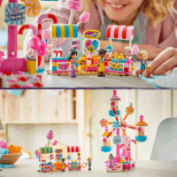 LEGO 42700 Friends - Cukorkával és Muffinnal Díszített Óriáskerék