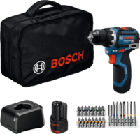 Bosch GSR 12V-32 Professional Akkus fúró-csavarozó + 2x 12V Akku + Táska + Bitkészlet