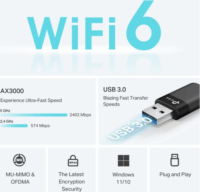 TP-Link ARCHER TX50U Dual Band AX3000 Wireless USB Adapter