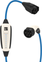 NRGkick Mobile Wallbox Hordozható Elektromos autó fali töltő Napelemes rendszerhez- Fehér (11kW - 16A / 7,5m Type-2)