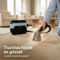 Clean Koala Multi Heat szőnyeg és Gőztisztító készülék 1650W - Fekete