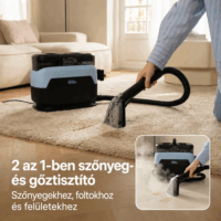 Clean Koala Multi Heat szőnyeg és Gőztisztító készülék 1650W - Fekete