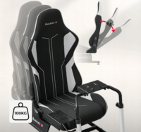 Huzaro Speed 5.5 Verseny szék kormánnyal és pedállal - Fekete (PC)