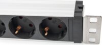 Digitus DN-95433 230V Túlfeszültség Védő Elosztó 5 Aljzatos 2m - Fekete