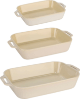 Staub 1008693 Kerámia Sütőforma készlet 3 darabos - Fehér