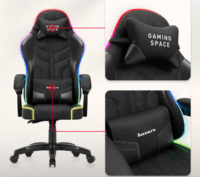 Huzaro Force 2.7 RGB Gamer szék távirányítóval - Fekete
