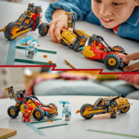 LEGO 71864 Ninjago - Kai és Cole Kombinálható Járművei