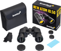 Levenhuk New Atom 10x50 Binokuláris Távcső - Fekete