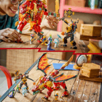 LEGO 71868 Ninjago - Wyldfyre Átalakuló Sárkányrobotja
