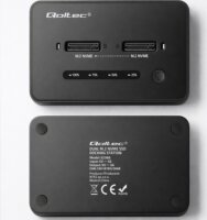Qoltec 52366 SSD Dokkoló és Klónozó állomás (USB-C - M.2 NVMe)