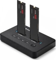 Qoltec 52366 SSD Dokkoló és Klónozó állomás (USB-C - M.2 NVMe)