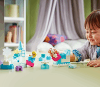 LEGO 10462 DUPLO - Jégvarázs: Kreatív Doboz Elsa és Olaf Figurákkal