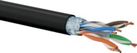 Alantec KIF6OUTS305 F/UTP Cat6 Kültéri Installációs Kábel 305m - Fekete