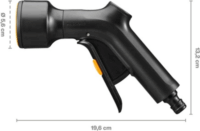 Fiskars 1070837 Solid Zuhany kerti Locsoló Pisztoly
