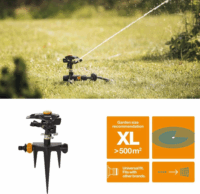 Fiskars 1023658 Fém Impulzusos Esőztető