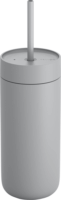 Fellow Carter Cold Tumbler Termosz bögre szívószállal 473 ml - Szürke