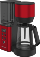 Grundig KM 8440 Filteres Kávéfőző 1150 Watt - Fekete / Piros