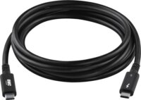 NewerTech Thunderbolt 5 / USB-C apa - Thunderbolt 5 / USB-C apa Adat és Töltőkábel Kábel 2m - Fekete