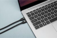 NewerTech Thunderbolt 5 / USB-C apa - Thunderbolt 5 / USB-C apa Adat és Töltőkábel Kábel 0.8m - Fekete