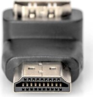 Digitus AK-330502-000-S HDMI-A apa - HDMI-A anya 90° Átalakító Adapter - Fekete