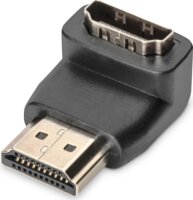 Digitus AK-330502-000-S HDMI-A apa - HDMI-A anya 90° Átalakító Adapter - Fekete