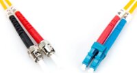 Digitus DK-2931-02 Optikai Patch Kábel LC - ST Duplex 2m - Sárga