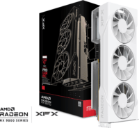 XFX Swift RX 9070GRE 12GB GDDR6 White Tri-Fan Videókártya