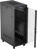 Lanberg 19" Szabadon Álló Rack Szekrény 32U 600x1000 - Fekete