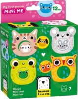 Banana Panda állatok és kicsinyeik 7 darabos Első kirakóm
