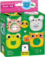 Banana Panda állatok és kicsinyeik 7 darabos Első kirakóm