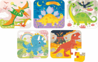 Banana Panda dinoszauruszok 5x9 darabos Úti kirakó