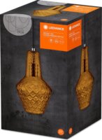 Ledvance Vintage 1906 Carved Bottle E27 függesztett lámpatest - Narancssárga