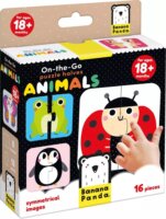 Banana Panda Állatok elfelezve 8x2 darabos Úti kirakó