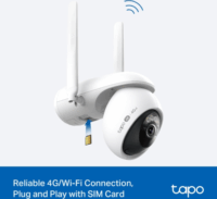 TP-Link Tapo C665G KIT Smart Wifi 4G LTE 360° forgatható napelemes Okos Kamera - Fehér