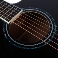 V-Tone VEAG1 CE BK 4/4-es 6 húros Elektroakusztikus Gitár - Fekete