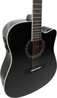 V-Tone VEAG1 CE BK 4/4-es 6 húros Elektroakusztikus Gitár - Fekete